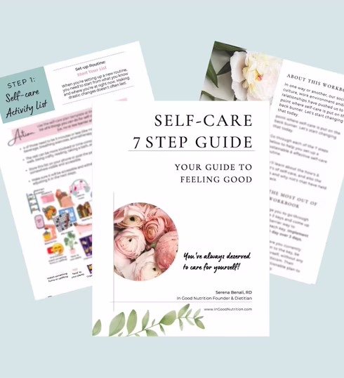 Self-care ebook sample pag